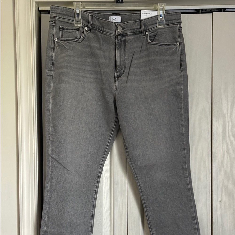 LOFT Gray Jeans